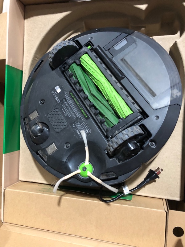 Photo 3 of **NONREFUNDABLE**FOR PARTS OR REPAIR**SEE NOTES**
iRobot Roomba E6 (6199) Robot Vacuum - Wi-Fi Connected, Compatible with Alexa, Ideal for Pet Hair, Carpets, Hard, Self-Charging Robotic Vacuum, Sand Dust (Renewed) iRobot E6 Robot Vacuum