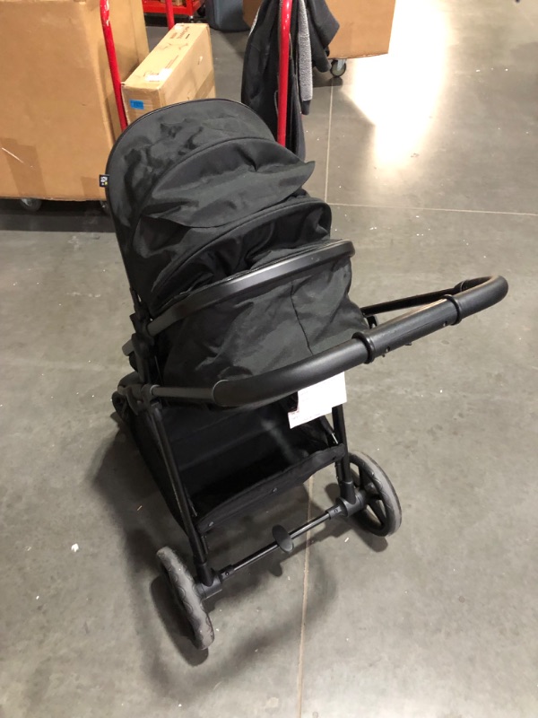 Photo 2 of **NONREFUNDABLE**FOR PARTS OR REPAIR**SEE NOTES**
Mompush Ultimate2 Baby Stroller, Premium Convertible Full-Size Bassinet Stroller for Toddler, Newborn Stroller with Reversible Seat, One Hand Recline Pushchair Pram, Car Seat Adapter Included Black Ultimat