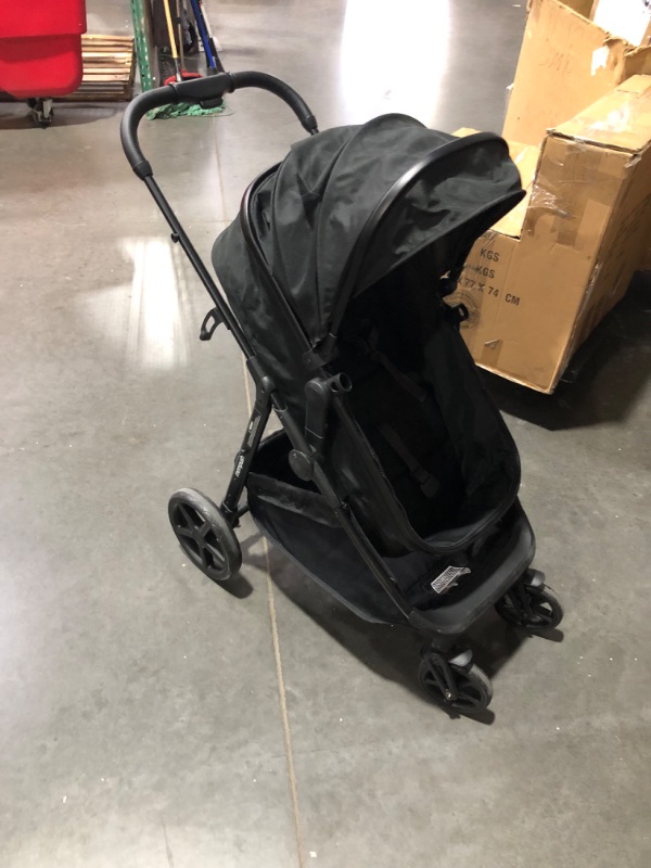 Photo 3 of **NONREFUNDABLE**FOR PARTS OR REPAIR**SEE NOTES**
Mompush Ultimate2 Baby Stroller, Premium Convertible Full-Size Bassinet Stroller for Toddler, Newborn Stroller with Reversible Seat, One Hand Recline Pushchair Pram, Car Seat Adapter Included Black Ultimat