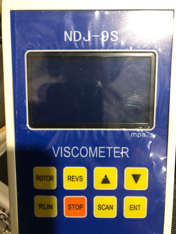 Photo 2 of **MISSING PARTS**
Digital Rotary Viscometer with Temp. Probe, Lab Viscometer with Data Output, 10-6, 000,000 mPa.s Viscosity Meter Tester 