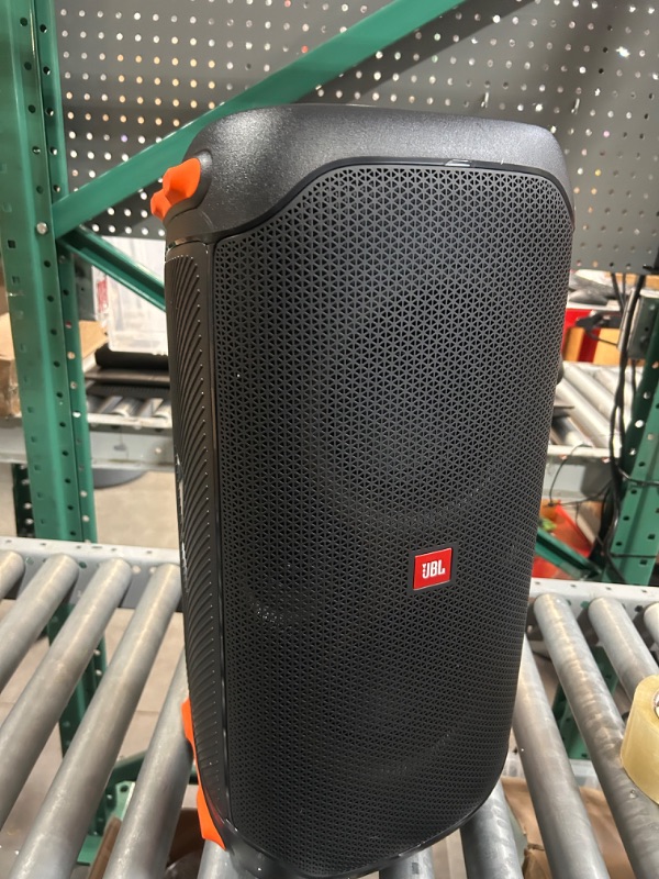 Photo 2 of JBL PartyBox 110 - Portable Party Speaker with Built-in Lights, Powerful Sound and deep bass, Black **NON FUNCTIONAL**MISSING ALL PARTS**BOXONLY**