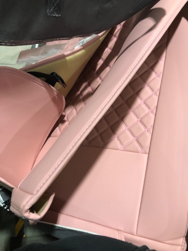 Photo 1 of *READ NOTES BELOW* GEEYONTEK Car Seat Covers Universal Waterproof Leather 