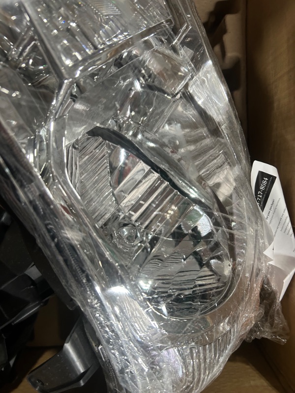 Photo 3 of DWVO Headlights Assembly Compatible with 1994-2001 Dodge Ram 1500/1994 1995 1996 1997 1998 1999 2000 2001 2002 Dodge Ram 2500 3500 Replacement Headlamps Chrome Housing Clear Reflector Clear Lens OE - Chrome/Clear/Clear