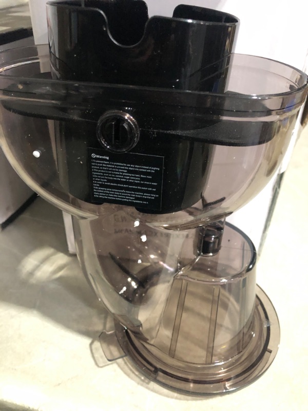 Photo 6 of * used * see images *
Masticating Juicer, 300W Professional Slow Juicer with 3.5-inch (88mm) Large Feed Chute 