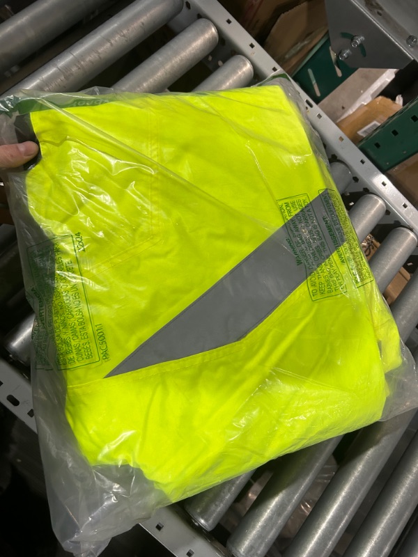 Photo 3 of Ergodyne GloWear 8928 Class E Hi-Vis Insulated Bibs, Lime, XL