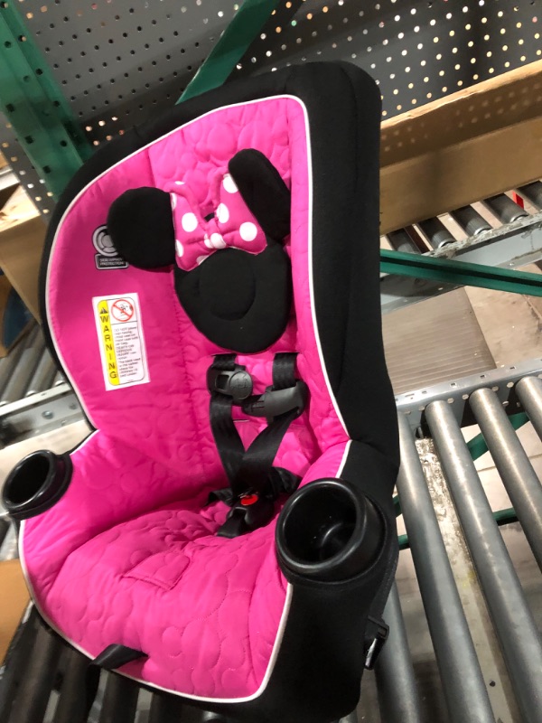 Photo 5 of Disney Baby Onlook 2-in-1 Convertible Car Seat, Rear-Facing 5-40 pounds and Forward-Facing 22-40 pounds and up to 43 inches, Mouseketeer Minnie