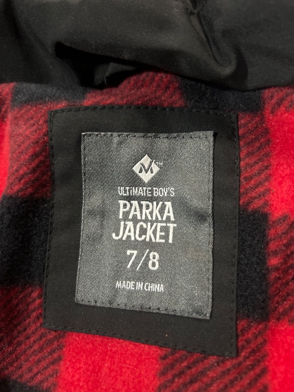 Photo 1 of Boys' Warm Winter Coat Waterproof Thick Puffy Parka Jacket with Faux Fur Hood (7/8) *STOCK PHOTO REF. ONLY
