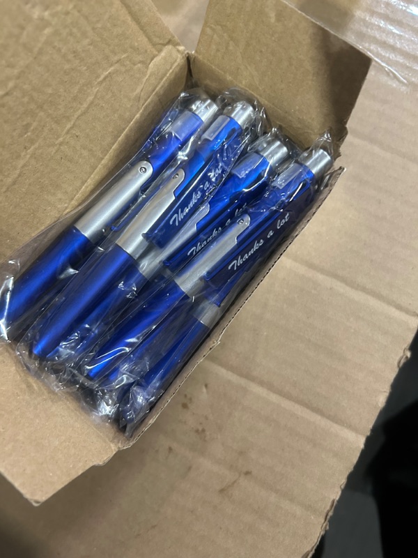 Photo 2 of niloeighteight pens, gift stylus pens for touch screens, Thank You a lot Motivational Messages, Ballpoint best gift 5 in 1,function light pens touch pen with, phone holder, (blue ink 25 pens) *STOCK PHOTO REF. ONLY