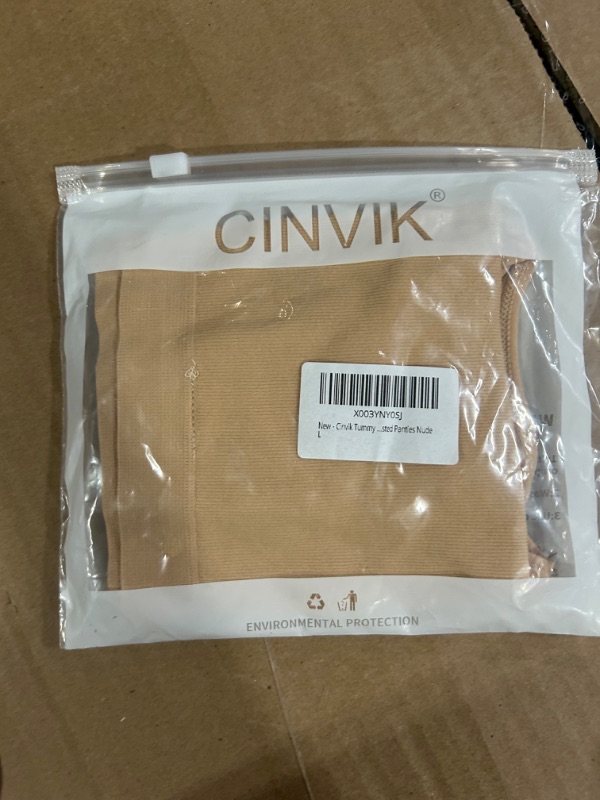 Photo 2 of Cinvik Tummy Control Shapewear Underwear for Women High Waisted Seamless Thong
