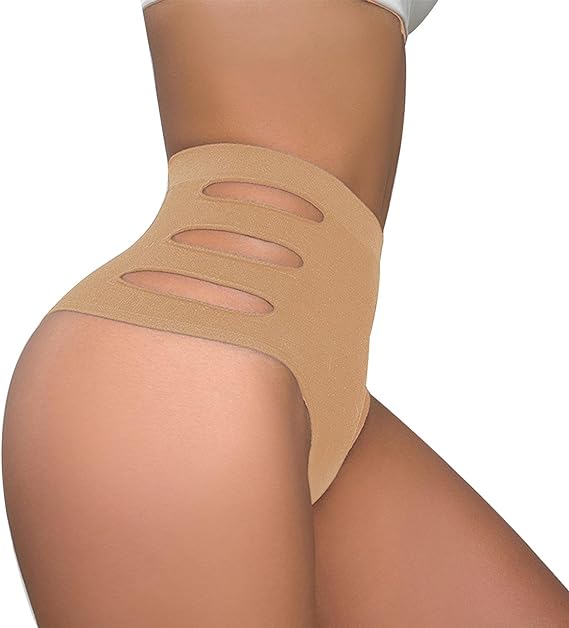 Photo 1 of Cinvik Tummy Control Shapewear Underwear for Women High Waisted Seamless Thong
