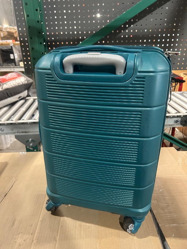 Photo 1 of ***1 Piece 20in ***American Tourister Stratum 2.0 Hardside Expandable Luggage with Spinners | Bright Teal | Small *STOCK PHOTO REF. ONLY
