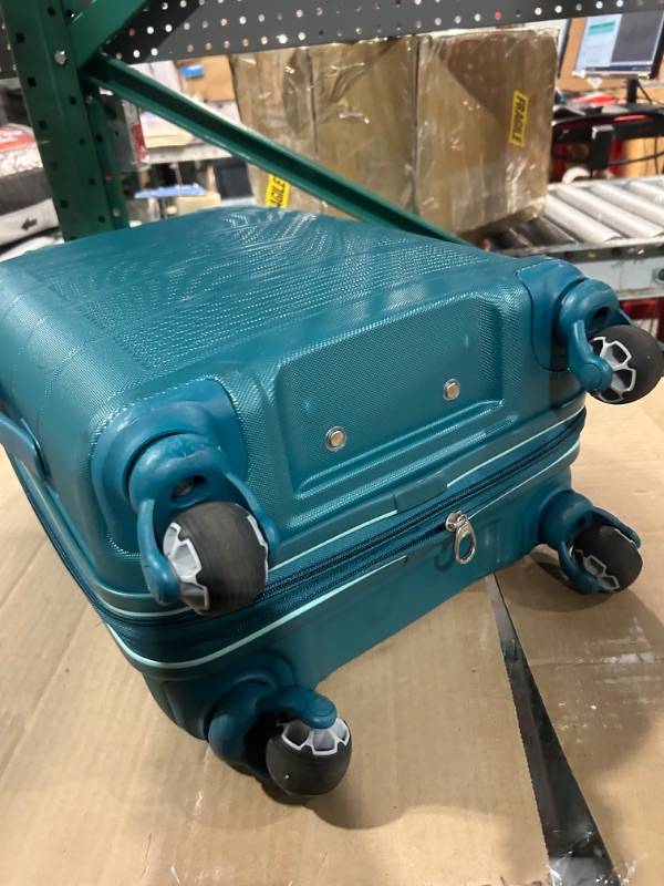 Photo 3 of ***1 Piece 20in ***American Tourister Stratum 2.0 Hardside Expandable Luggage with Spinners | Bright Teal | Small *STOCK PHOTO REF. ONLY