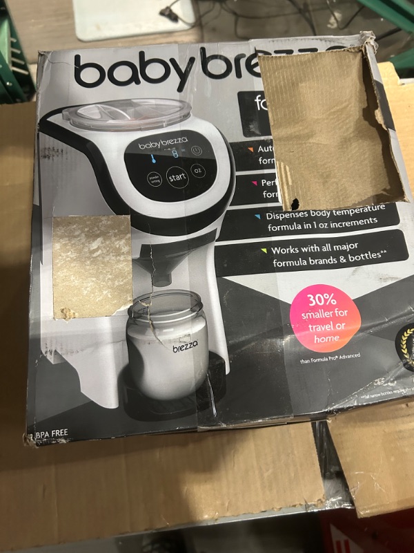 Photo 3 of Baby Brezza Formula Pro Mini Baby Formula Maker – Small Baby Formula Mixer Machine Fits Small Spaces and is Portable for Travel– Bottle Makers Makes The Perfect Bottle for Your Infant On The Go Formula Pro Mini Dispenser Machine