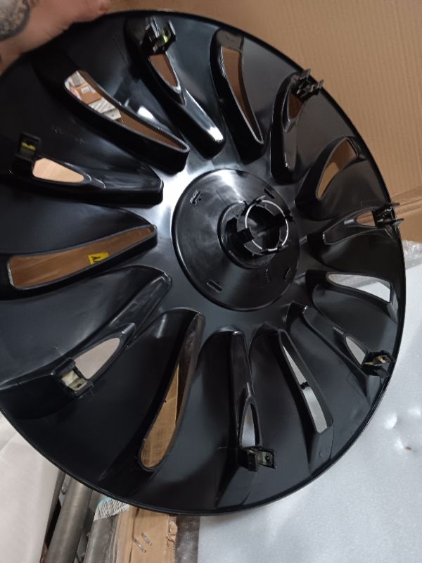 Photo 3 of * single * not a four pack * 
Klutchtech Tesla Model Y Hubcap - 19 Inch Gemini Wheel Cover Tesla 19'' 