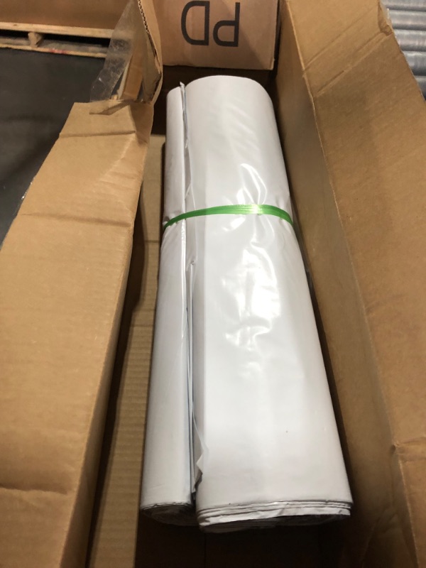 Photo 2 of Allgala Poly Mailers Shipping Envelopes Bags Waterproof/Self Sealing/2.5 Mil/White - 19x24-100 Bag