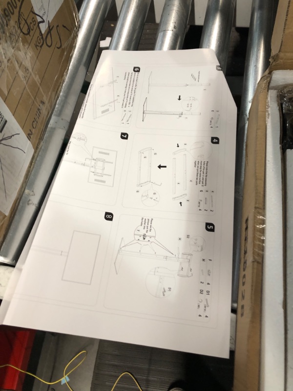 Photo 3 of ***USED - MISSING PARTS***
Universal Floor TV Stand with Mount 80 Degree Swivel Height Adjustable and Space Saving