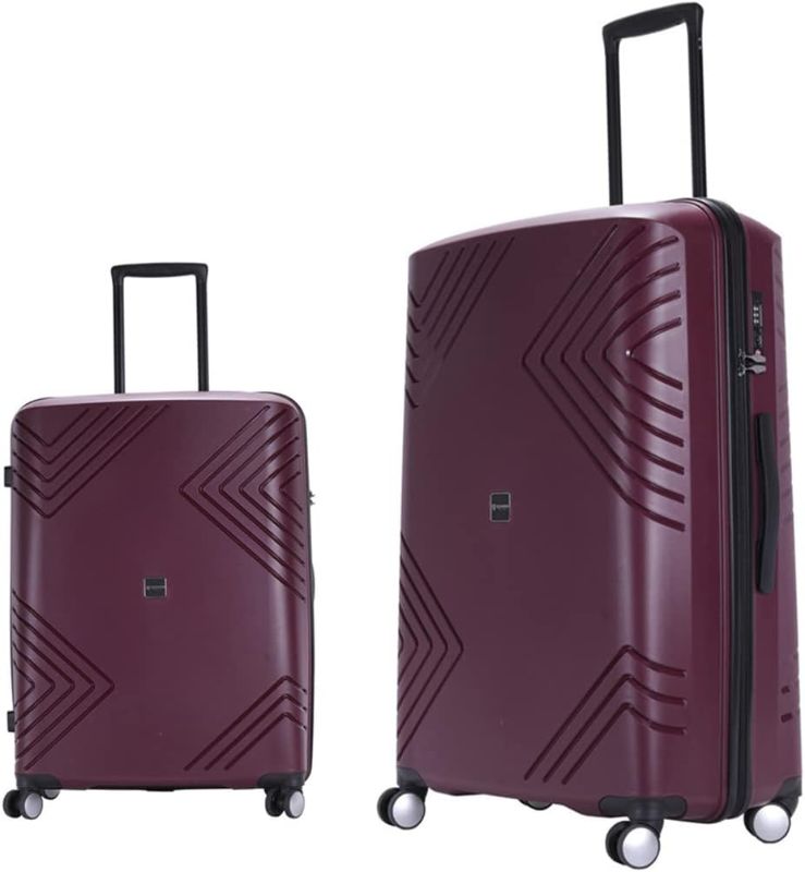 Photo 1 of GinzaTravel Rune series expandable 2 Luggage Sets,Lightweight Hardside Suitcase 