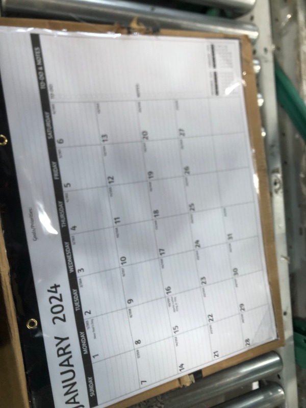 Photo 3 of Desk Calendar 2024-2025 – Jan 2024 – Jun 2025, 18 Monthly Desk Calendar