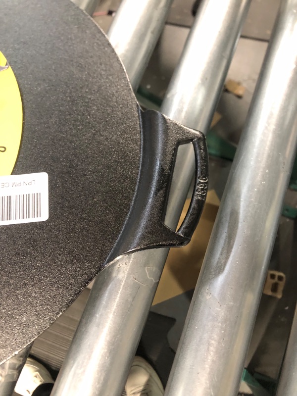 Photo 4 of **MAJOR DAMAGE BROKEN HANDLE**
15" Cast Iron Pizza Pan
