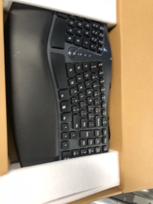 Photo 4 of DeLUX Wired Ergonomic Split Keyboard with Wrist Rest, [Standard Ergo] Keyboard Series 