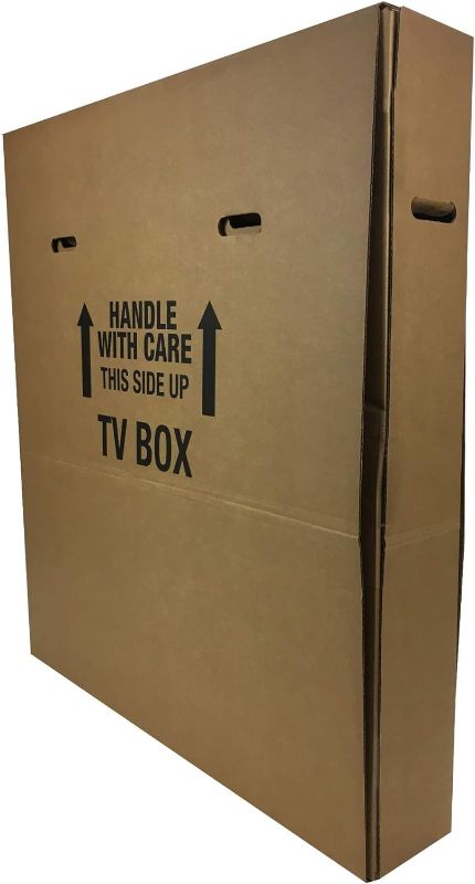 Photo 1 of uBoxes TV Moving Box Fits Up To 70" Adjustable Box TV Moving Box - 1 Pack