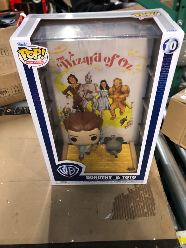 Photo 2 of **BOX IS SLIGHTLY DAMAGED**  Funko Pop! Movie Poster: WB 100 - Wizard of Oz, Dorothy & Toto