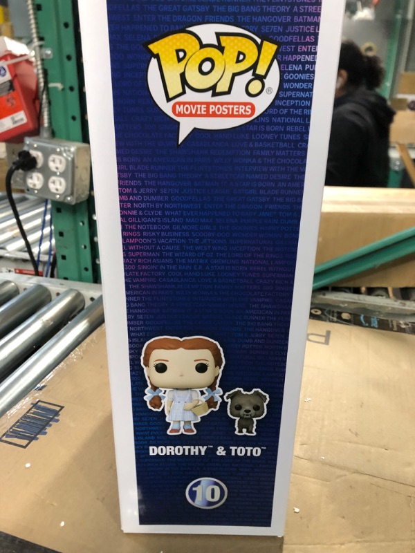 Photo 1 of **BOX IS SLIGHTLY DAMAGED**  Funko Pop! Movie Poster: WB 100 - Wizard of Oz, Dorothy & Toto