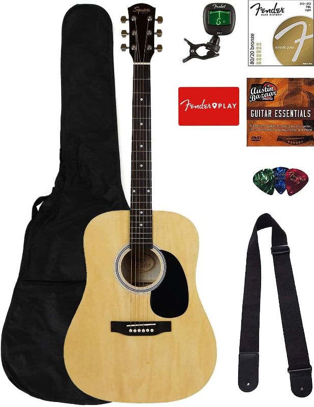 Photo 1 of **STOCK IMAGE IS A REFERENCE ONLY**  Dreadnought Acoustic Guitar - natural
