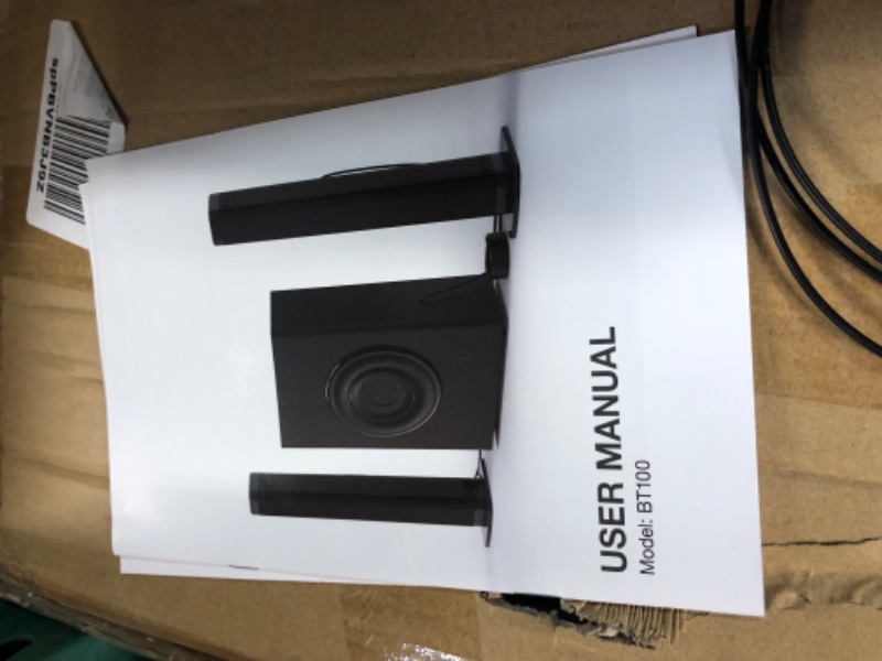 Photo 1 of GEOYEAO Sound Bars for TV with Subwoofer, 2.1ch Home Audio Soundbar & 3D & Deep Bass