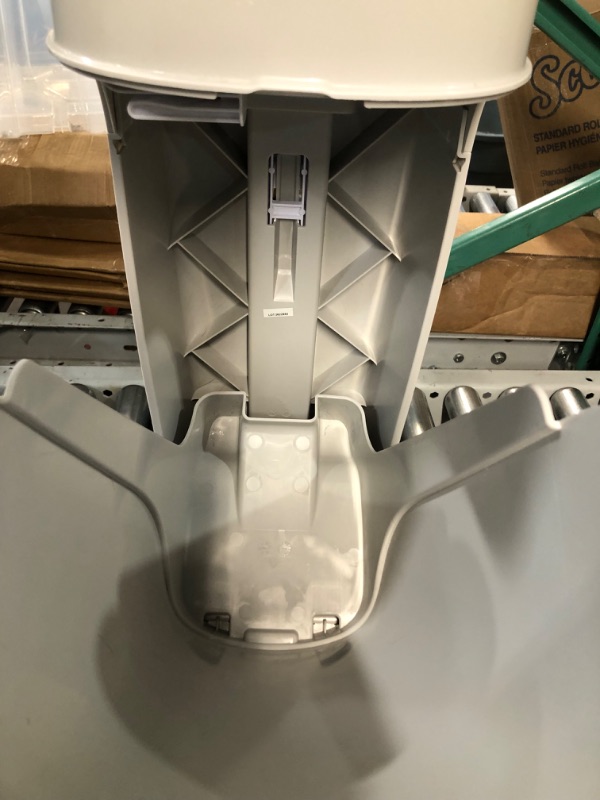 Photo 1 of Playtex Diaper Genie Complete Pail with Built-In Odor Controlling Antimicrobial, Includes Pail and 1 Refill, Gray Pail, 2 Piece Set (Pack of 1) Grey + 1 Scented Refill
