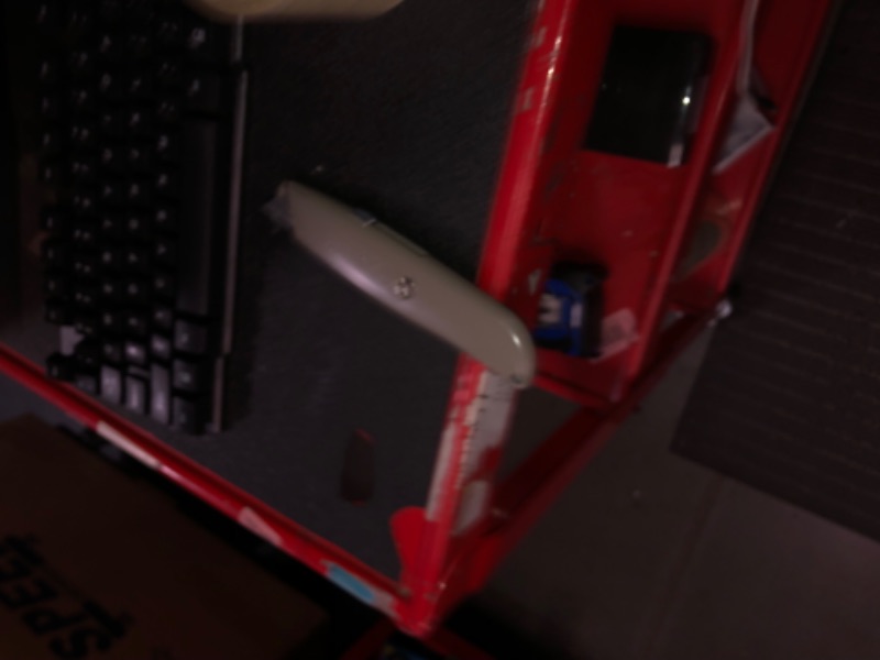 Photo 1 of Amazon Basics 12-Sheet Cross-Cut Paper and Credit Card Home Office Shredder 12 Sheet Shredder missing lid