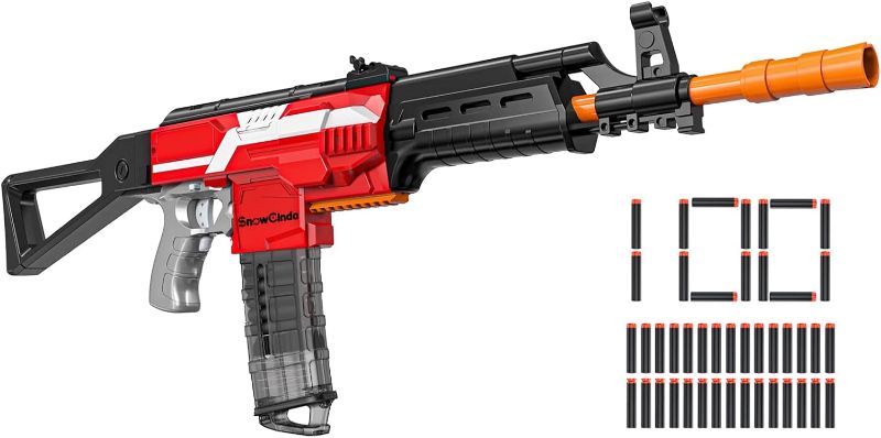 Photo 1 of Automatic Toy Gun Kids, Automatic Toy Foam Blasters, Stem Toys for 6-12 Year Old Boys, 