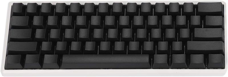 Photo 1 of Blank Thick PBT OEM Profile 61 ANSI Keycaps for MX Switches Mechanical Keyboard (Black)(Only Keycap)