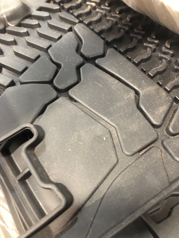 Photo 4 of Floor Mats Compatible with Wrangler JK Unlimited, All Weather Front & Rear Complete Set 