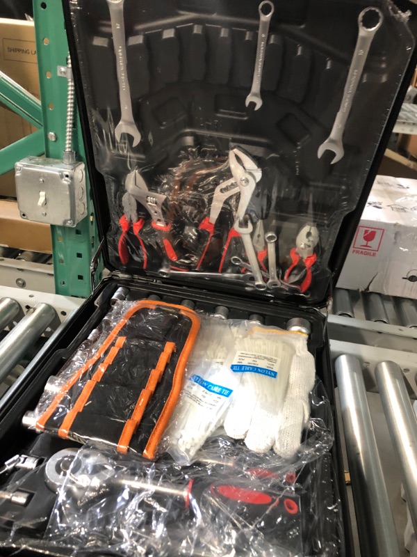 Photo 1 of Tool Sets for Men, Tool Box with Tools,