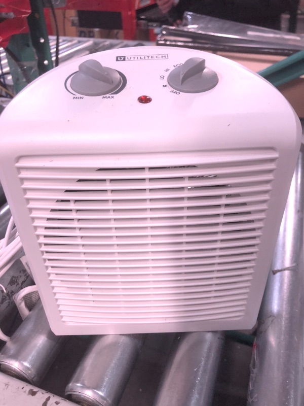 Photo 2 of * picture for reference**  Optimus H-1322 Portable 2-Speed Fan Heater with Thermostat , White