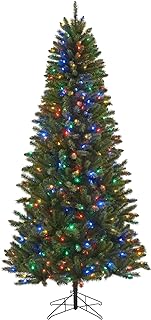 Photo 1 of **STOCK IMAGE IS A REFERENCE ONLY**  green christmas light tree setup 