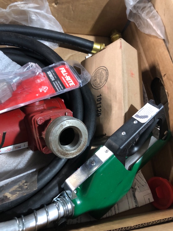 Photo 1 of Fill-Rite FR1220HDSFQ 12V 15 GPM Fuel Transfer Pump w/ Premium Filter Bundle for Gasoline, Diesel, Kerosene, Ethanol Blend, Methanol Blend & Biodiesel Filter Package