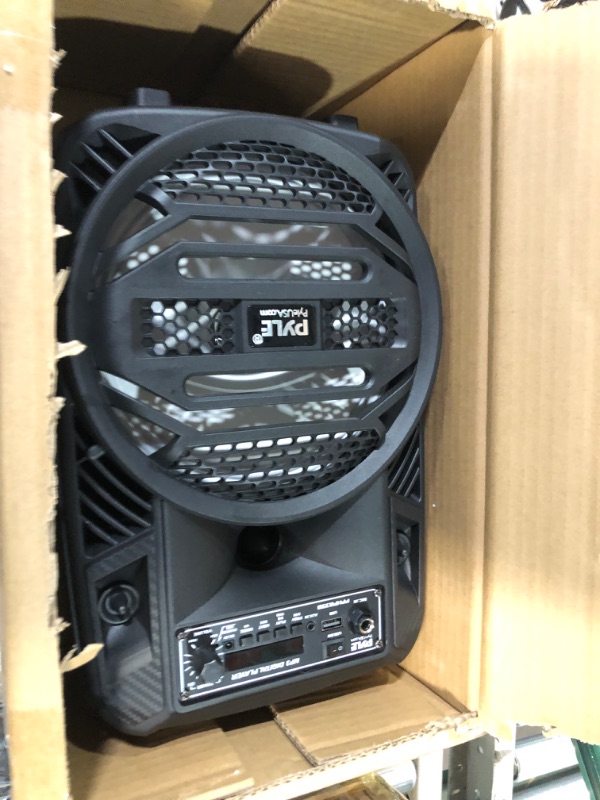 Photo 3 of Portable Bluetooth PA Speaker System - 300W Rechargeable Outdoor Bluetooth Speaker Portable PA System w/ 8” Subwoofer 1” Tweeter, Microphone In