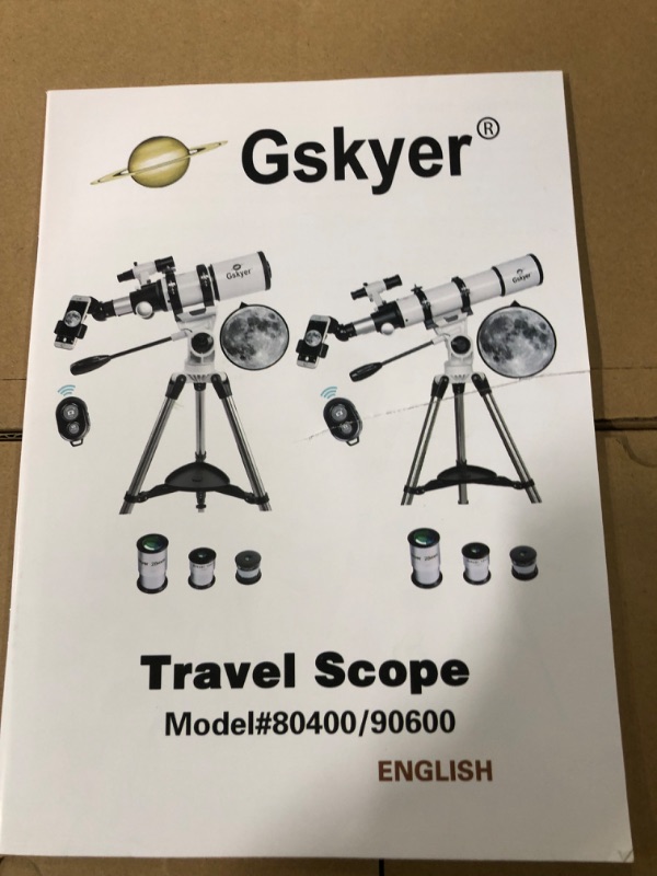 Photo 3 of Gskyer Telescope, Telescopes for Adults, 80mm AZ Space Astronomical Refractor Telescope, Telescope for Kids, Telescopes for Adults Astronomy, German Technology Scope