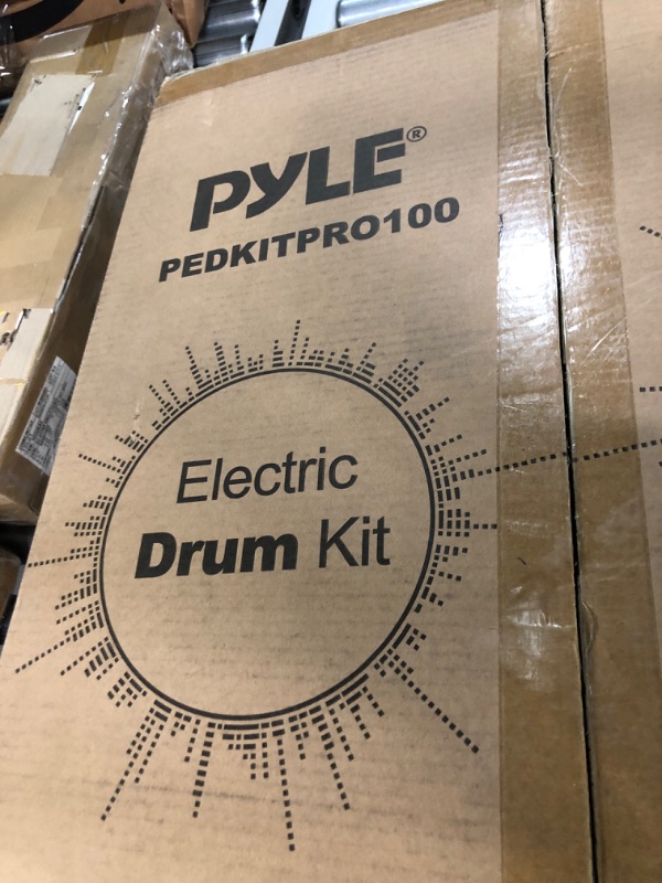 Photo 5 of Pyle 8-Piece Electric Drum Set Professional Electronic Drumming Kit Machine w/ MIDI Support, Preloaded Sounds, Record Mode, Cymbals, Digital Foot Pedals, Sound Module, Drumsticks, Mac/PC Compatible