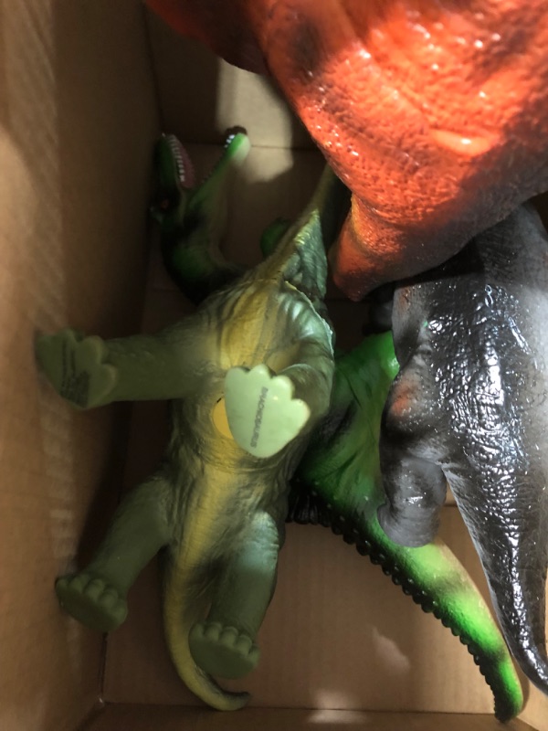 Photo 3 of Boley 5 Piece Jumbo Dinosaur Set - Kids, Children, Toddlers Highly Detailed, Realistic Toy Set for Dinosaur Lovers - Perfect for Party Favors, Birthday Gifts, and More 5 Dino Set