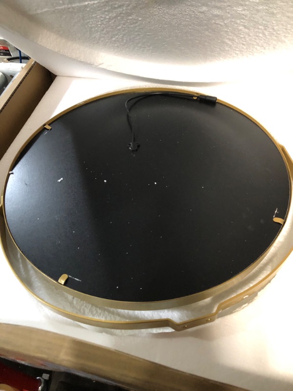 Photo 3 of **NONREFUNDABLE**FOR PARTS OR REPAIR**SEE NOTES**
LVSOMT 20" Vanity Makeup Mirror with Lights- Gold