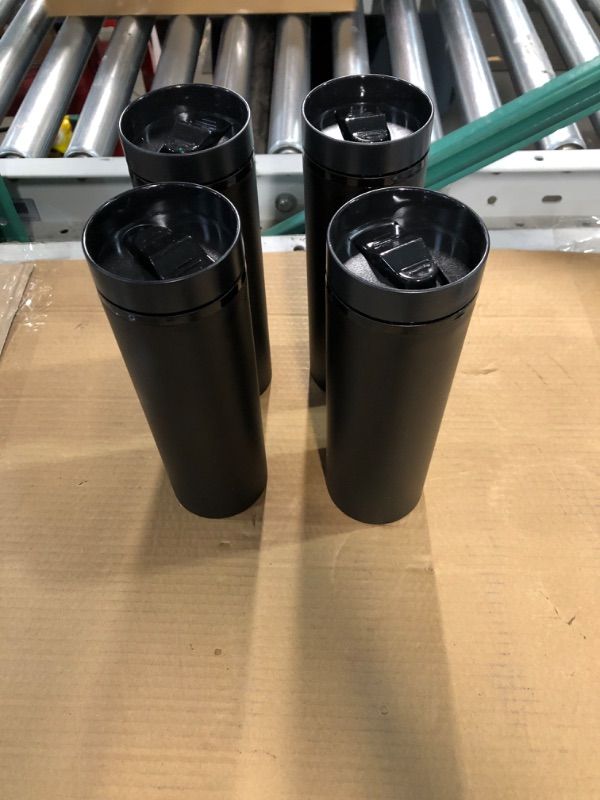 Photo 2 of  * SEE NOTES * Potchen Skinny Tumbler Lid, 16 oz Matte Black Acrylic Tumbler  *PACK OF 4*