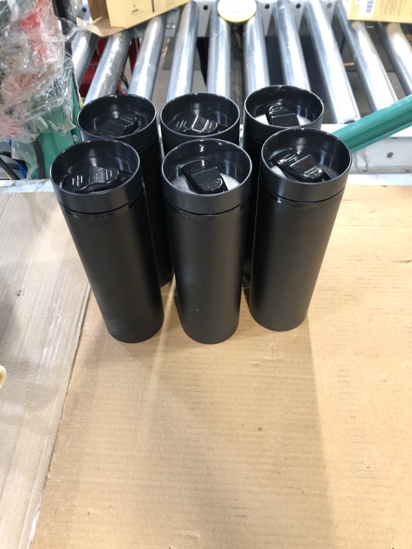 Photo 2 of * SEE NOTES * Potchen Skinny Tumbler Lid, 16 oz Matte Black Acrylic Tumbler  *PACK OF 6*