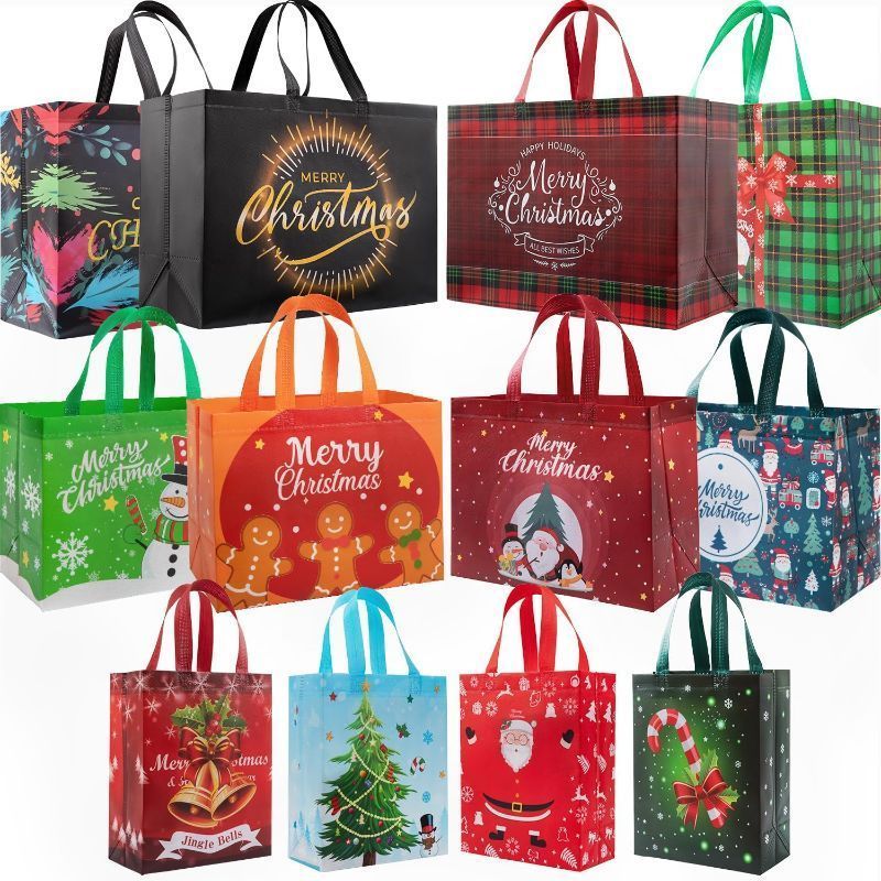 Photo 1 of * SEE NOTES *18 Pack Large Christmas Gift Bags Assorted 