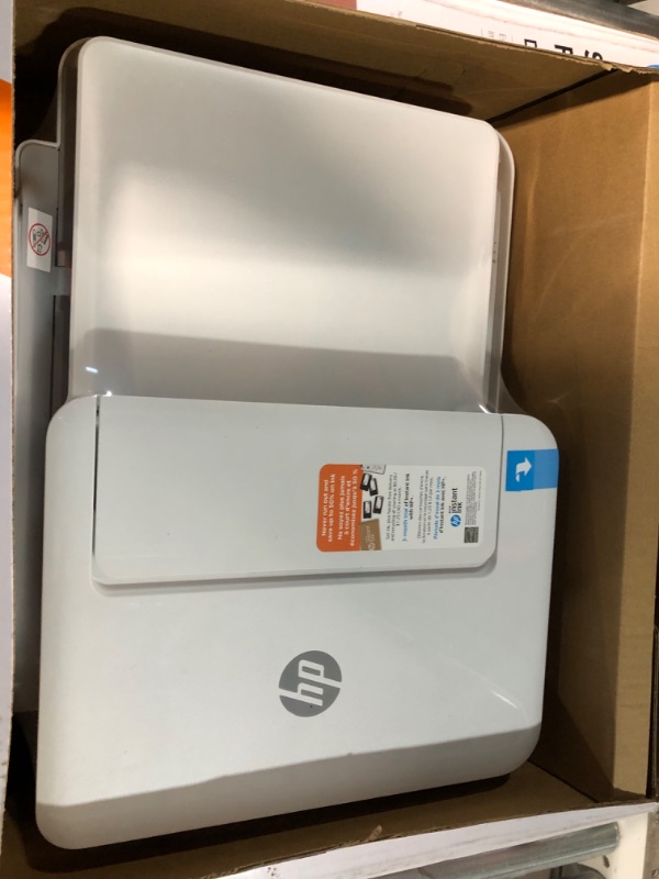Photo 1 of HP DeskJet 4155e Wireless Color All-in-One Printer & 67XL Tri-Color High-Yield Ink Cartridge | 3YM58AN & 67XL Black High-Yield Ink Cartridge 