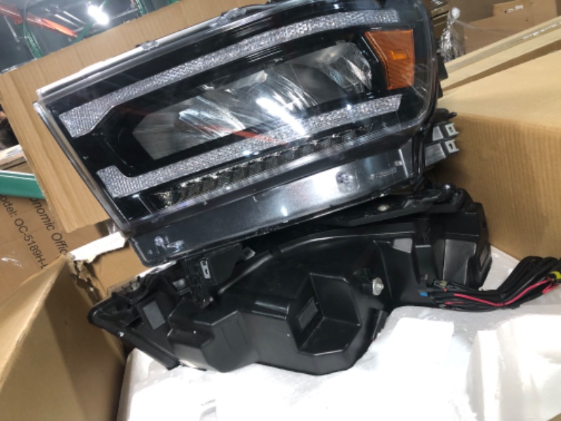 Photo 5 of (PARTS ONLY) Sequential LED Headlights compatible with Ram 1500 2019-2023 (pair)