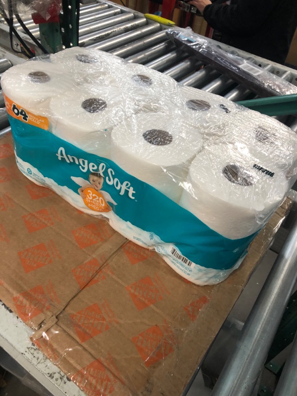 Photo 2 of Angel Soft® Toilet Paper, 16 Mega Rolls = 64 Regular Rolls, 2-Ply Bath Tissue