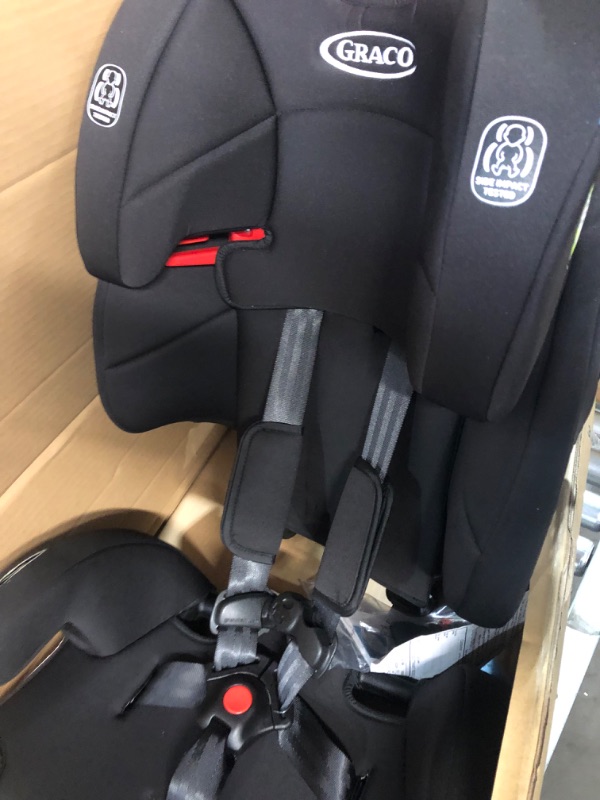 Photo 3 of ***DAMAGED - SLASHED***
Graco Tranzitions 3 in 1 Harness Booster Seat, Proof Tranzitions Black